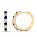 14K Yellow Gold - Sapphire