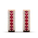 14K Rose Gold - Ruby