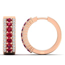 14K Rose Gold - Ruby