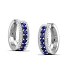 14K White Gold - Sapphire