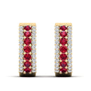 14K Yellow Gold - Ruby