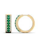 14K Yellow Gold - Emerald