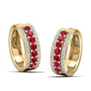 14K Yellow Gold - Ruby