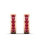 14K Rose Gold - Ruby