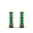 14K Rose Gold - Emerald