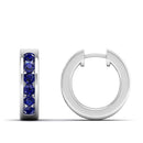 14K White Gold - Sapphire