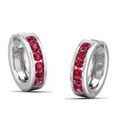 14K White Gold - Ruby
