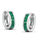 14K White Gold - Emerald