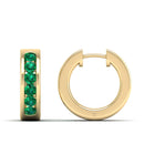 14K Yellow Gold - Emerald