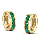 14K Yellow Gold - Emerald