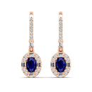 14K Rose Gold - Sapphire