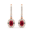 14K Rose Gold - Ruby