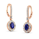 14K Rose Gold - Sapphire