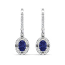 14K White Gold - Tanzanite