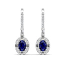 14K White Gold - Sapphire