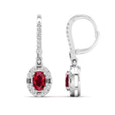 14K White Gold - Ruby
