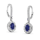 14K White Gold - Tanzanite