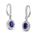 14K White Gold - Sapphire