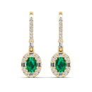 14K Yellow Gold - Emerald