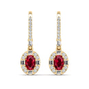 14K Yellow Gold - Ruby