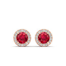 14K Rose Gold - Ruby