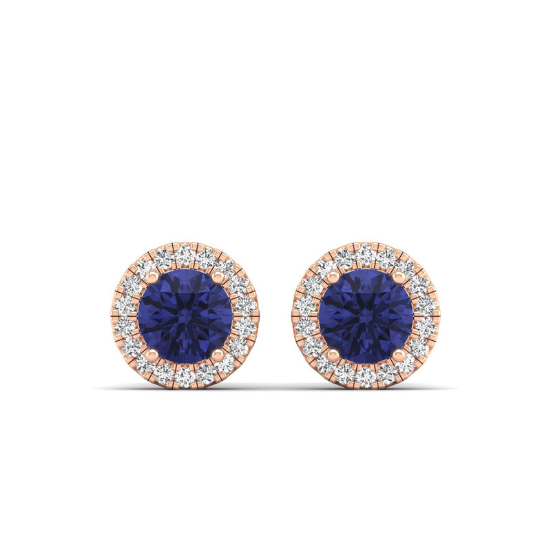 14K Rose Gold - Tanzanite