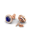 14K Rose Gold - Sapphire