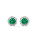 14K White Gold - Emerald