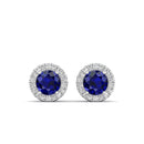 14K White Gold - Sapphire