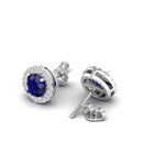 14K White Gold - Sapphire