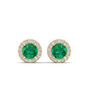 14K Yellow Gold - Emerald