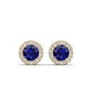 14K Yellow Gold - Sapphire