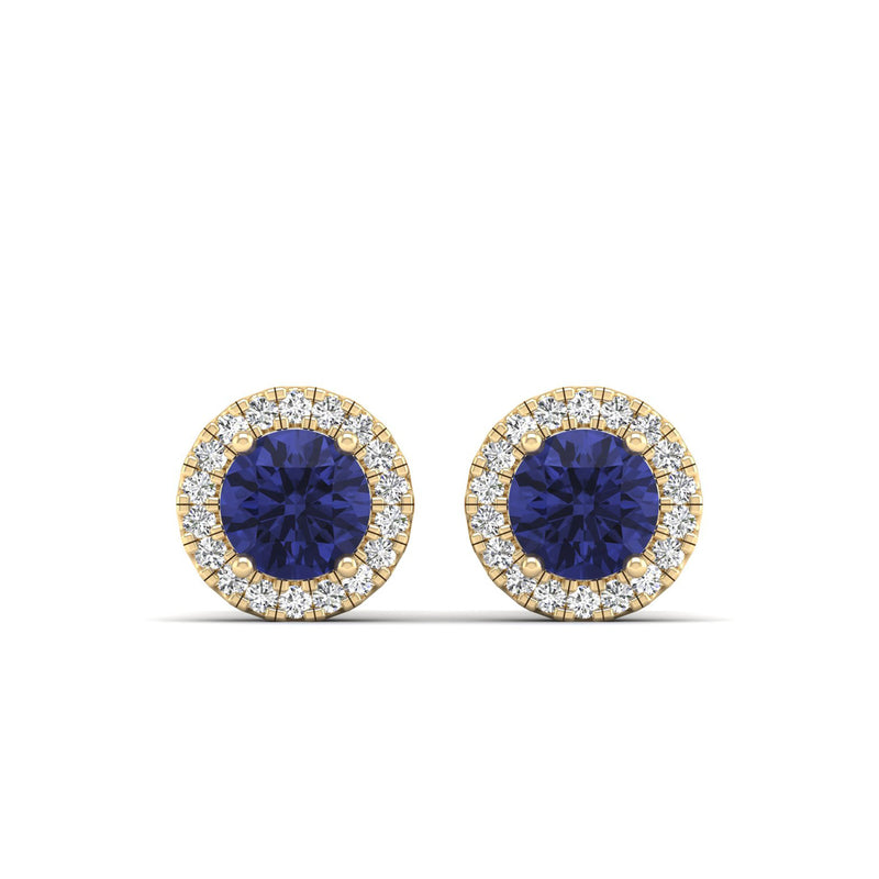 14K Yellow Gold - Tanzanite