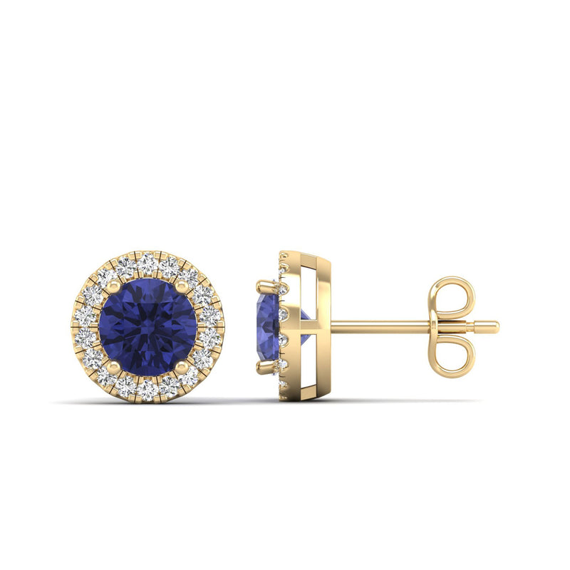 14K Yellow Gold - Tanzanite