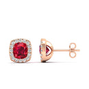 14K Rose Gold - Ruby
