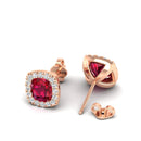 14K Rose Gold - Ruby