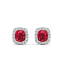 14K White Gold - Ruby