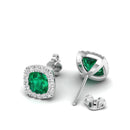 14K White Gold - Emerald