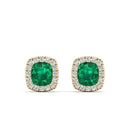 14K Yellow Gold - Emerald