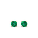 14K Rose Gold - Emerald