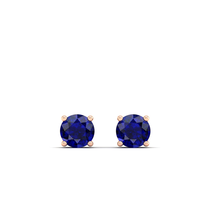 14K Rose Gold - Sapphire