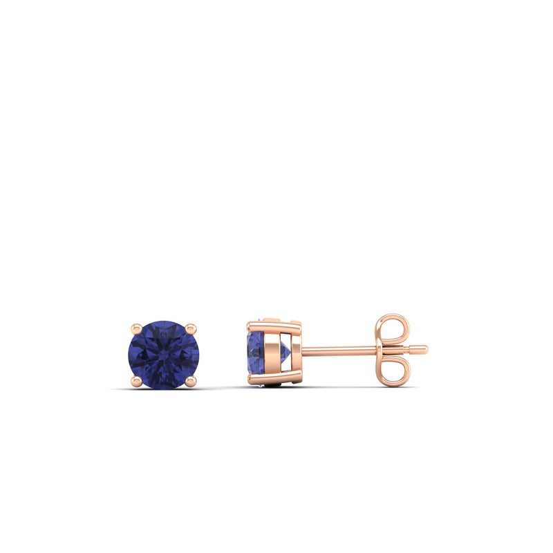 14K Rose Gold - Tanzanite
