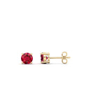 14K Yellow Gold - Ruby