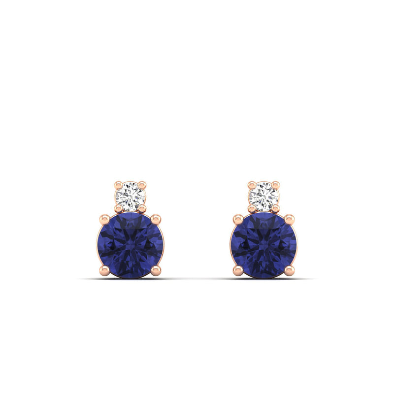 14K Rose Gold - Tanzanite