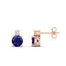 14K Rose Gold - Sapphire
