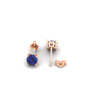 14K Rose Gold - Tanzanite
