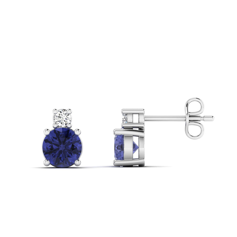 14K White Gold - Tanzanite