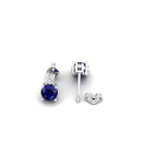 14K White Gold - Sapphire