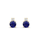 14K Yellow Gold - Sapphire