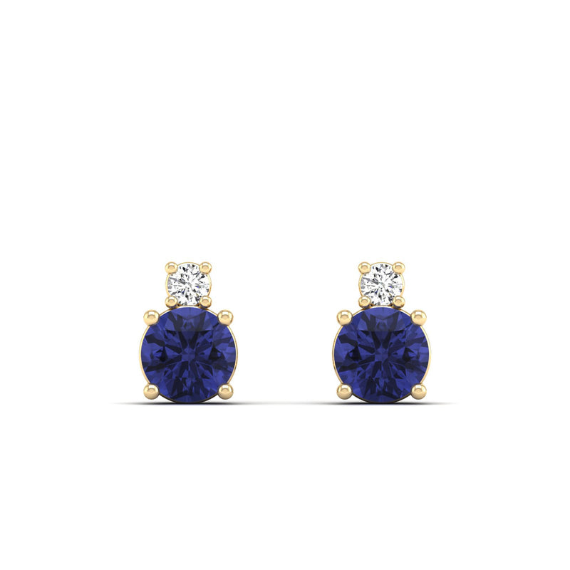 14K Yellow Gold - Tanzanite